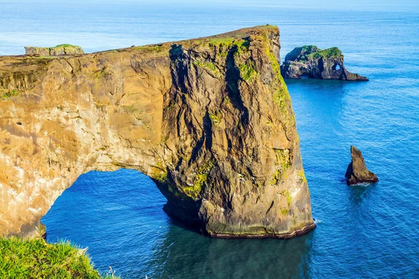 Voyage Sur Fabuleuse Île Islande Limite Sud Islande Cape Dyrholaey — Photo