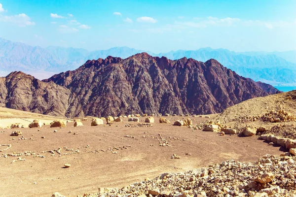 Bellezza Calda Del Deserto Rocce Sono Costituite Arenarie Rocce Ignee — Foto Stock