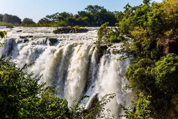 Γκραν Βικτόρια Φολς Victoria Είναι Ένας Καταρράκτης Στον Ποταμό Zambezi — Φωτογραφία Αρχείου