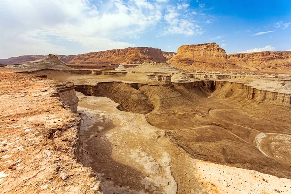 Desierto Judea Antiguas Montañas Desiertos Alrededor Del Mar Muerto Interesante — Foto de Stock