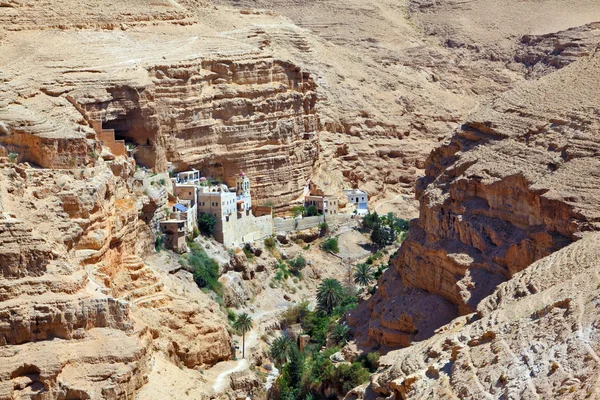 Wadi kelt in de buurt van Jeruzalem — Stockfoto