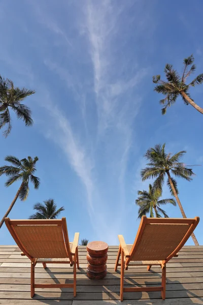 Excelente visão geral do céu azul — Fotografia de Stock