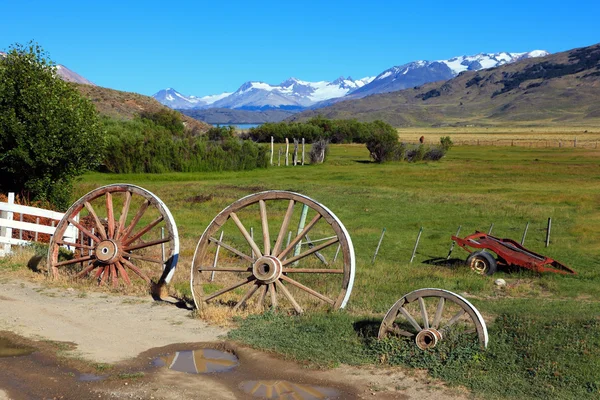 Entry into estancia — Stock Photo, Image