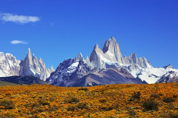 Fitzroy hoře v Patagonii — Stock fotografie