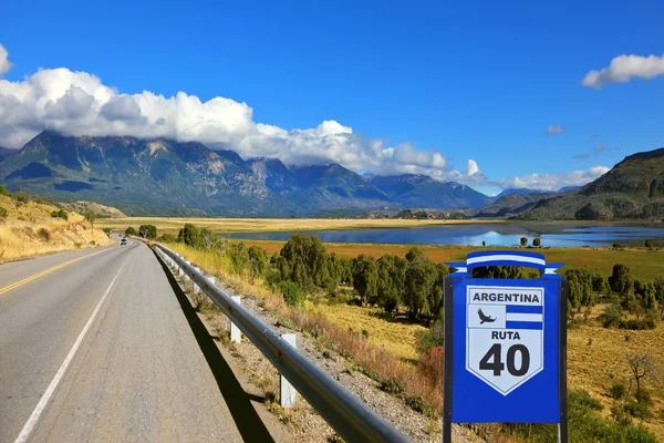 En uzun yolu ruta 40 geçer — Stok fotoğraf