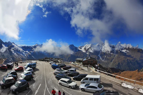 Pintoresca carretera alpina Grossglocknerstrasse . — Foto de Stock