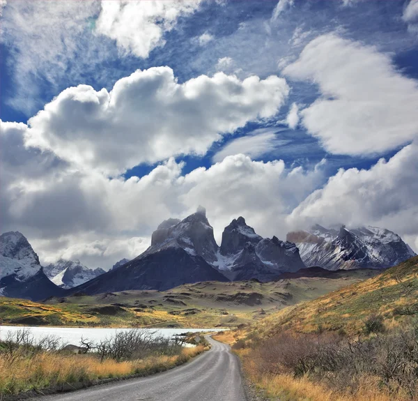 Windiger Tag im chilenischen Patagonien — Stockfoto