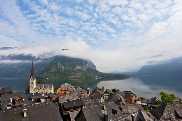 Pittoreske kleine stad in Oostenrijk — Stockfoto