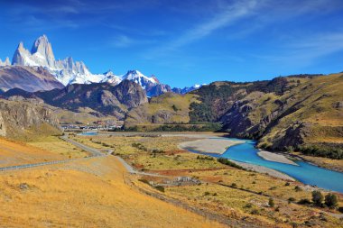 Şili Andes şudur manzara