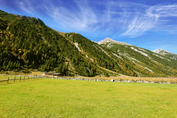 Journée ensoleillée dans les Alpes — Photo