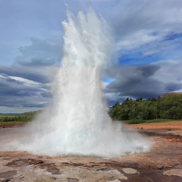Il geyser in Islanda — Foto Stock
