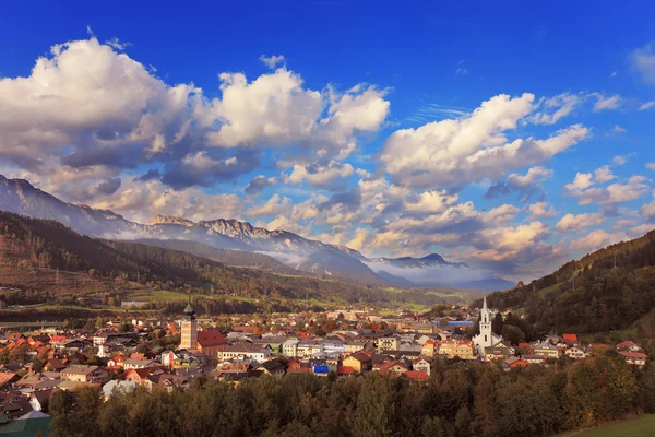 Evangelische Kirche in den Alpen — Stockfoto