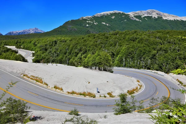 La strada in Patagonia — Foto Stock