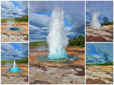 Kolaj gösteren Şofben