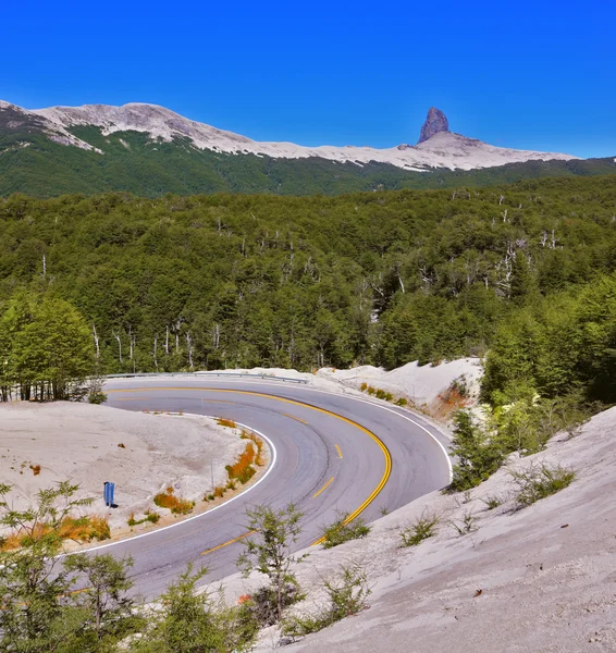 Silnice v chilské Patagonii — Stock fotografie