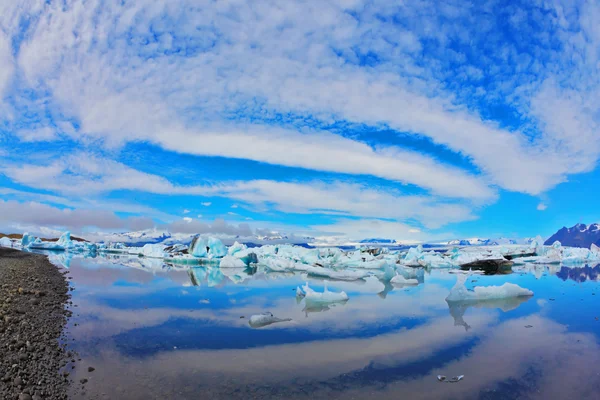 İzlanda'daki buzul Lagoon. — Stok fotoğraf