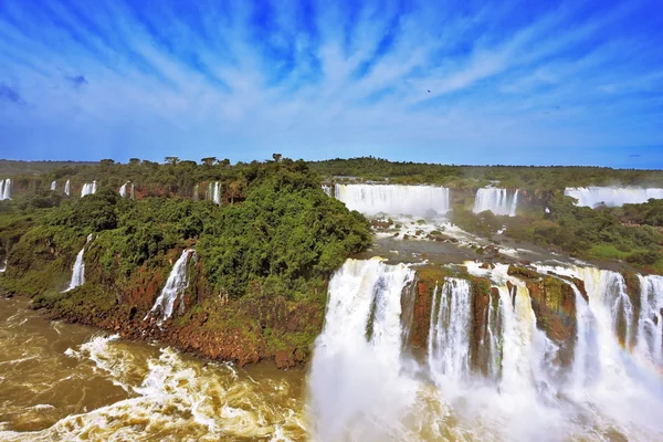 Roaring falls in South America — Stock Photo, Image