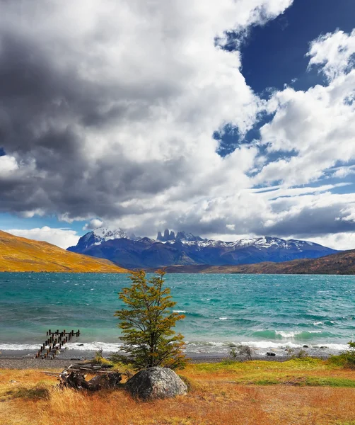 Bela paisagem de Emerald Lake — Fotografia de Stock