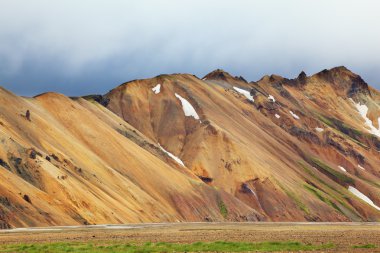 Dağlar Landmannalaugar, İzlanda