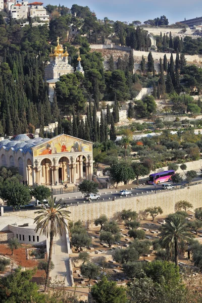 Kyrkan av alla nationer i östra Jerusalem — Stockfoto