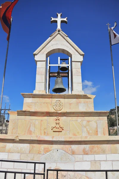 Christlicher glockenturm in israel — Stockfoto