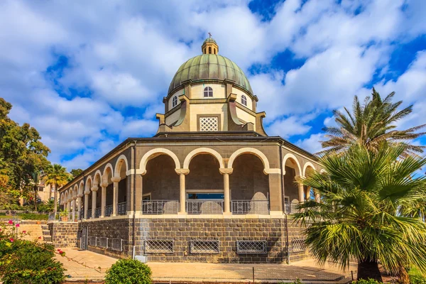 Catholic church dedicated to the Beatitudes — Zdjęcie stockowe