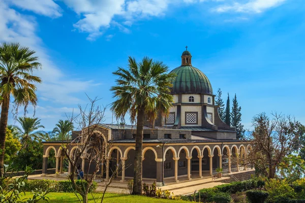 Discorso della Chiesa sul Monte delle Beatitudini — Foto Stock