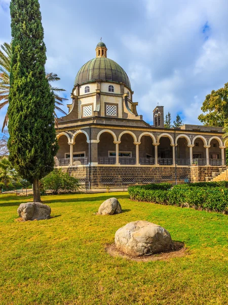 Catholic church dedicated to the Beatitudes — 스톡 사진