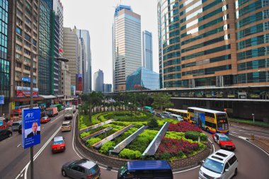 Fancy driving roundabout