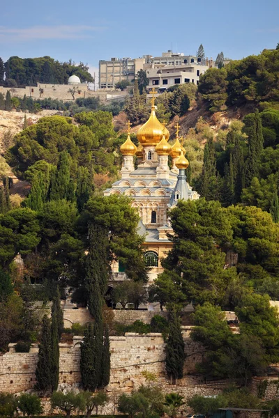 Church of Mary Magdalene in Jerusalem — Stock Photo, Image