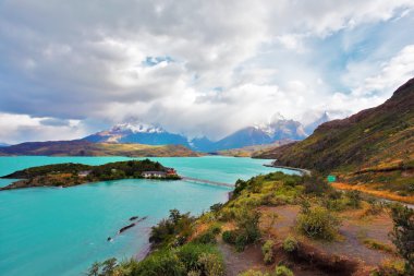 Beautiful  emerald lake