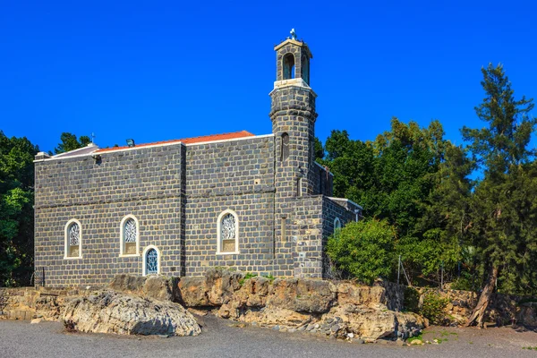 Kirche des Primats - tabgha — Stockfoto