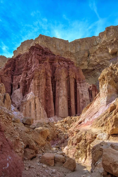 Gorge in the dry mountains — Zdjęcie stockowe