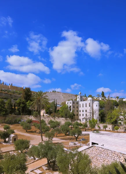 Christliches kloster in jerusalem — Stockfoto