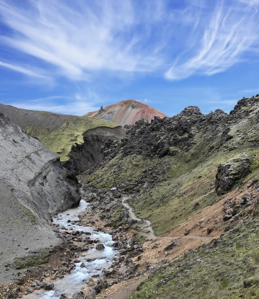 在冰岛国家公园 Landmannalaugar — 图库照片