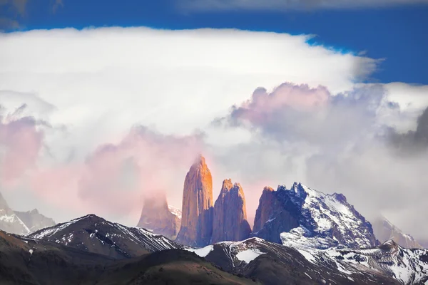 Three rock Torres del Paine — Zdjęcie stockowe