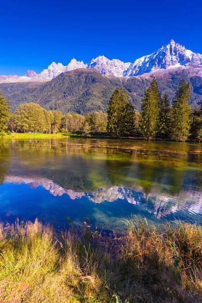 Horské středisko Chamonix — Stock fotografie