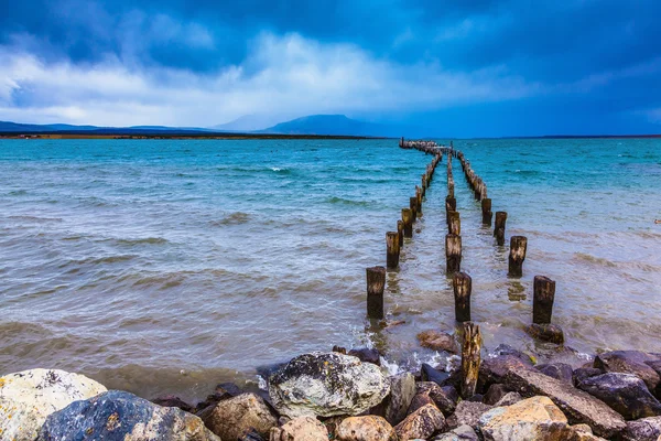 Öğleden sonra Macellan Boğazı'nın — Stok fotoğraf