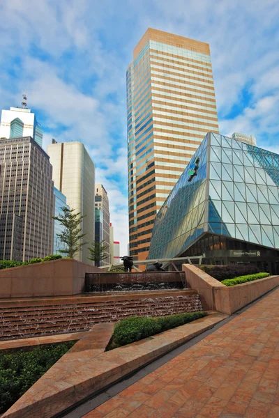 Diseño arquitectónico de edificios en Hong Kong —  Fotos de Stock