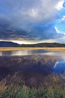 valley is surrounded by mountains