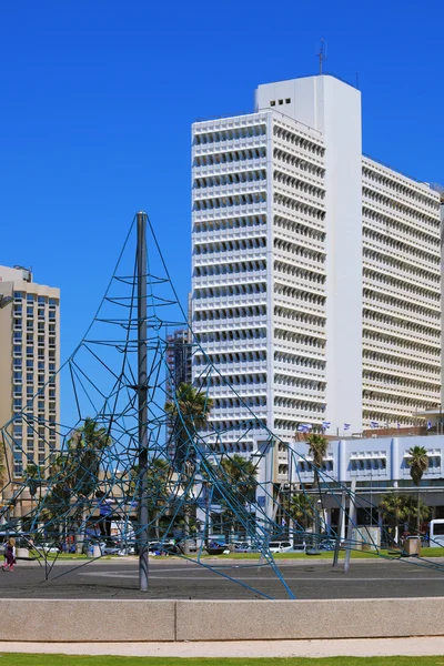 Beautiful Tel Aviv promenade — Stock Photo, Image