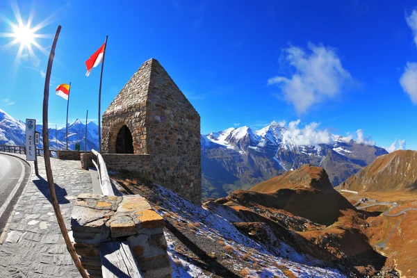 Pittoreske Alpenroute Grossglocknershtrasse — Stockfoto