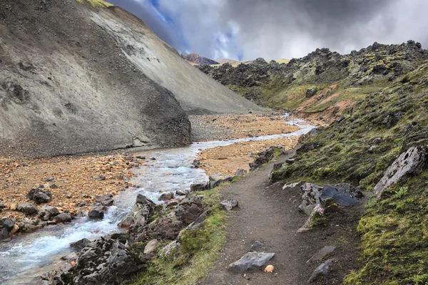 Φαράγγι Κοιλάδα Landmannalaugar — Φωτογραφία Αρχείου