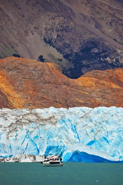 Den hvidblå gletsjer - Stock-foto