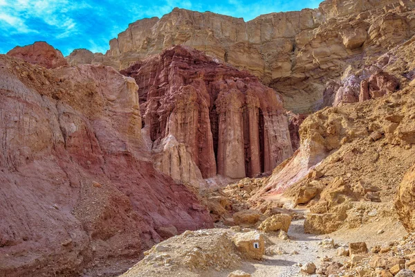 Eilat çok renkli dağlar — Stok fotoğraf