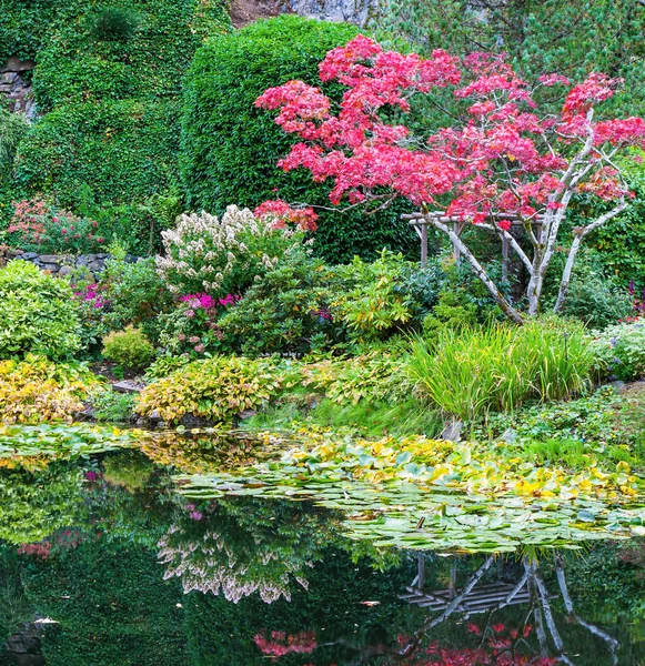 Parque floral Butchart Gardens — Foto de Stock