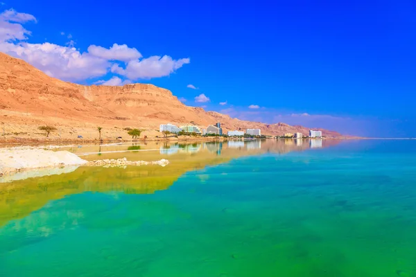 Emerald water of Dead Sea — Stock Photo, Image