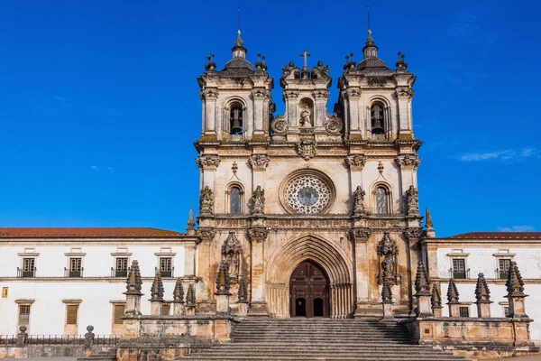 Cathedral in Portuguese town of Alcobaca — Stock Photo, Image