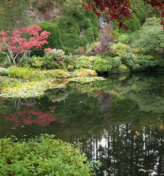 温哥华岛上的布查特花园 — 图库照片