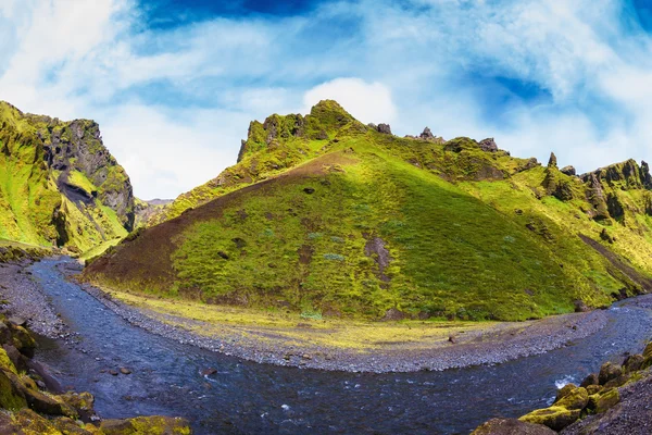 Doğal yaz İzlanda. — Stok fotoğraf